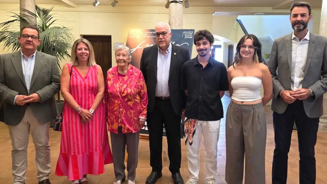 Mar&iacute;a Galiana recibe el Premio Escena del Festival Lazarillo en Manzanares (Ciudad Real)