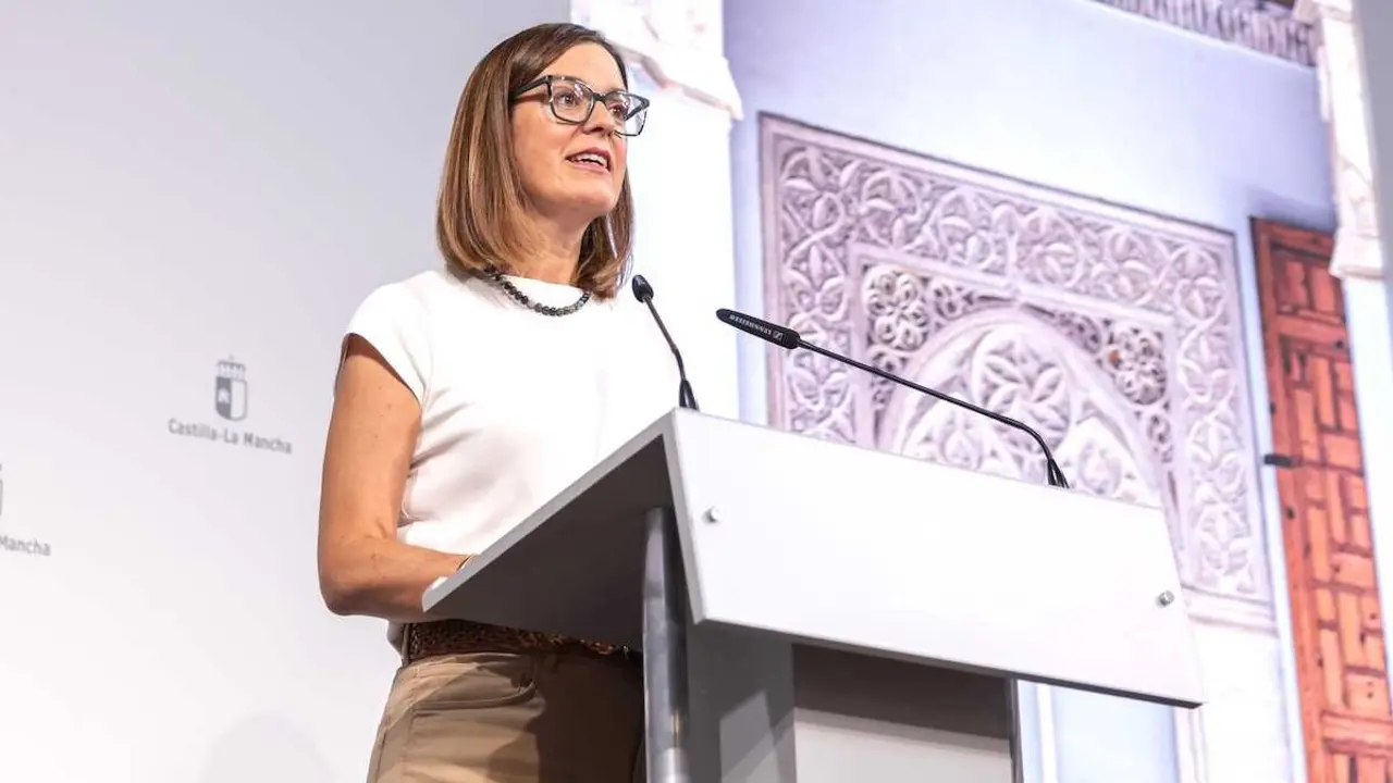 La consejera Portavoz del Gobierno de Castilla-La Mancha, Esther Padilla, ha informado en rueda de prensa de los asuntos del Consejo de Gobierno