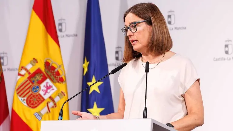La consejera portavoz del Gobierno de Castilla-La Mancha, Esther Padilla, ha informado en rueda de prensa de asuntos del Consejo de Gobierno y de actualidad.