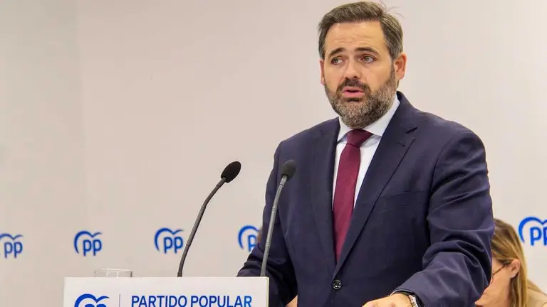 El presidente del PP de Castilla-La Mancha, Paco N&uacute;&ntilde;ez, durante su intervenci&oacute;n este viernes en el Comit&eacute; de Direcci&oacute;n del partido celebrado en la sede de los 'populares' en Toledo.