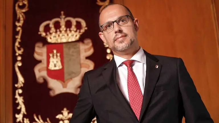 El presidente de las Cortes de Castilla-La Mancha, Pablo Bellido
