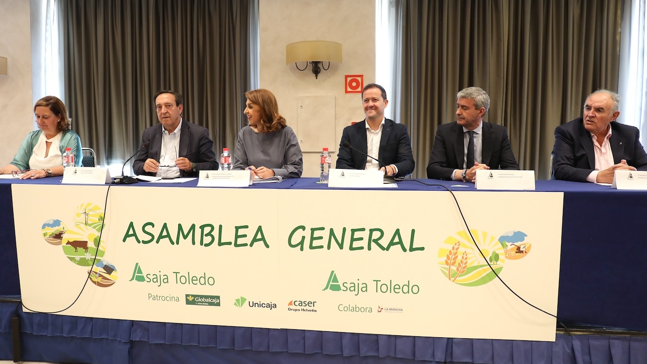 El presidente nacional de Asaja, Pedro Barato, ha clausurado la Asamble General de Asaja Toledo