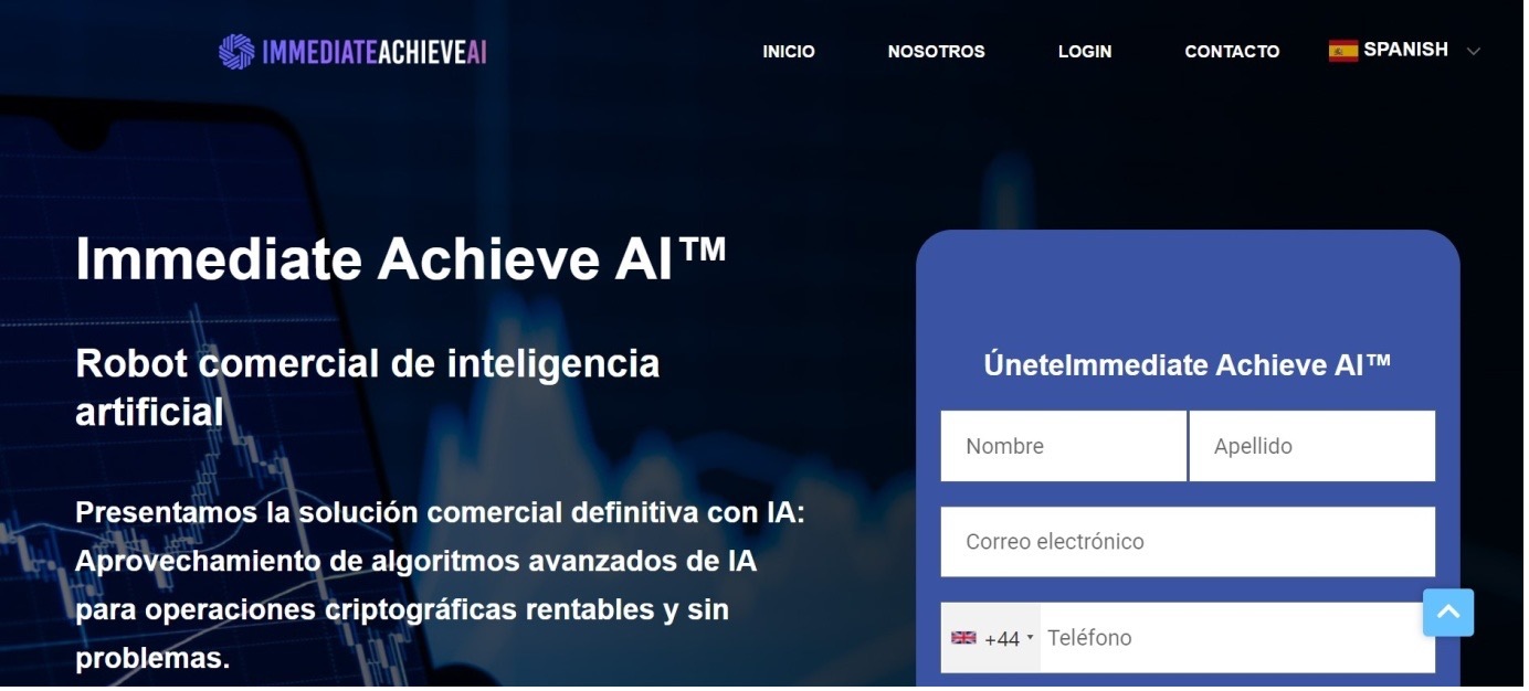 Immediate Achieve AI website