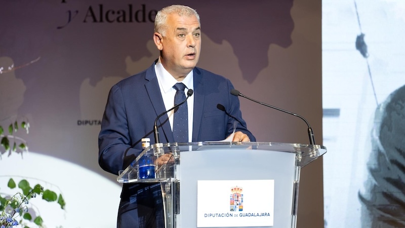 El presidente de la Diputación de Guadalajara, José Luis Vega