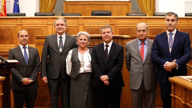 Araceli Muñoz de Pedro, Sebastián Fuentes Guzmám y Francisco Maroto Carrión han tomado posesión en las Cortes regionales como nuevos consejeros del Consejo Consultivo de Castilla-La Mancha