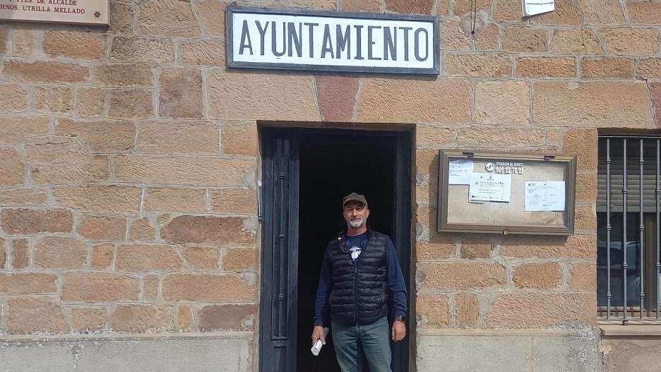 Alejandro Galán, nuevo alcalde de Anquela del Ducado (Guadalajara) tras repetirse comicios - Fotografía: CMM