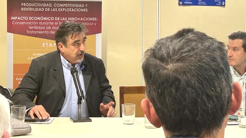 El director general de Ordenación Agropecuaria, Joaquín Cuadrado, en una jornada celebrada recientemente por el Grupo Operativo OVIMPROVE