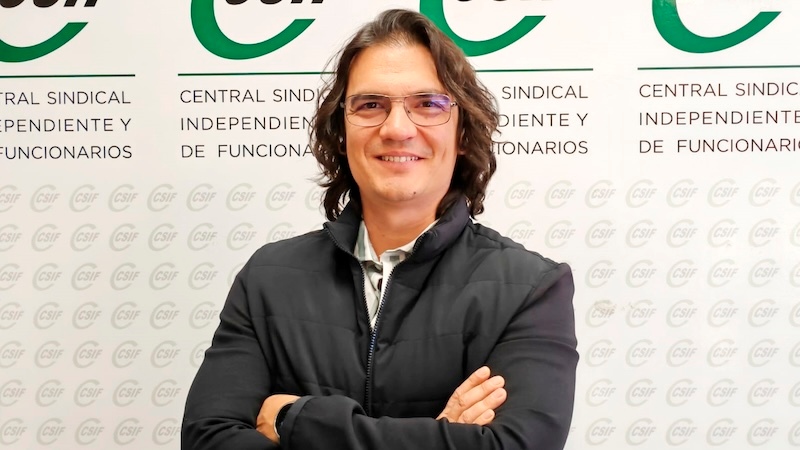 Raúl Turín, nuevo presidente de CSIF Toledo tras jubilarse Enrique de la Rosa