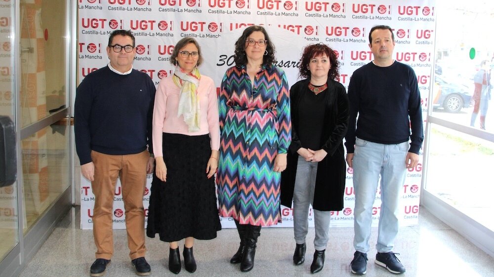 Lola Alcónez, elegida secretaria general de UGT Castilla-La Mancha con un apoyo del 95,3%