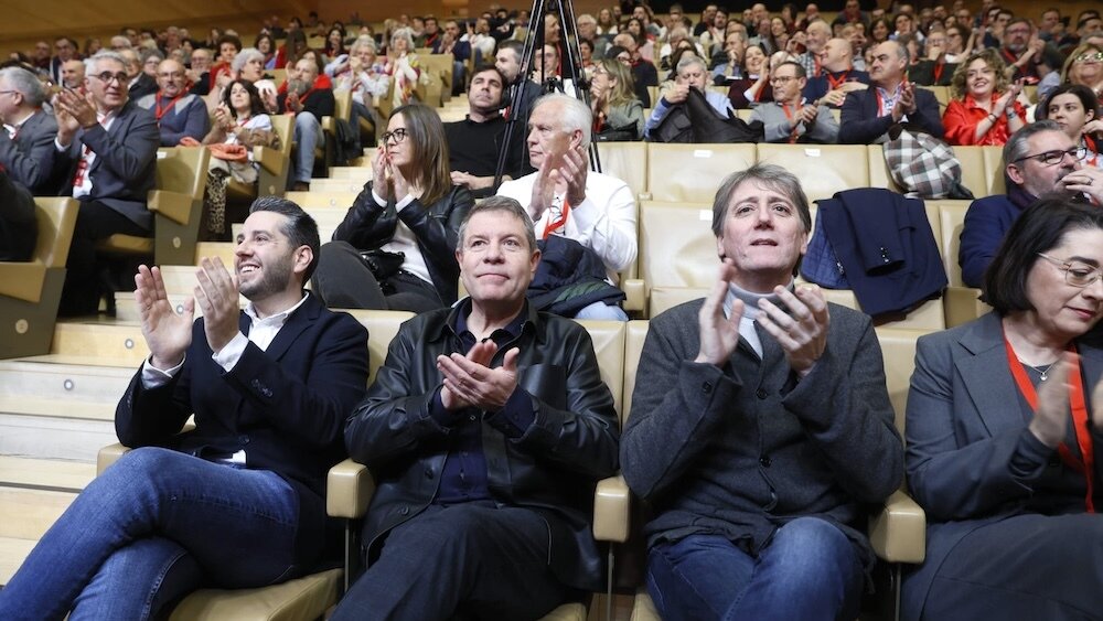 El secretario general del PSOE de Castilla La Mancha y presidente de la Junta, Emiliano García Page, ha participado este sábado en el 16 Congreso Regional del PSOE de La Rioja