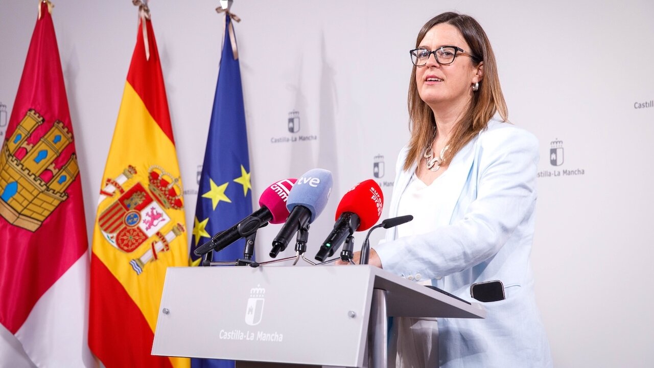 La consejera portavoz del Gobierno de Castilla-La Mancha, Esther Padilla, ha informado en rueda de prensa de los asuntos del Consejo de Gobierno